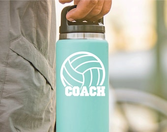 Volleyball Coach Gift | Vinyl Sticker Decal Outlined