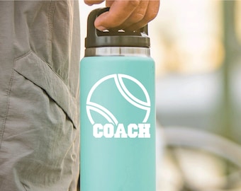 Tennis Coach Gift | Vinyl Sticker Decal