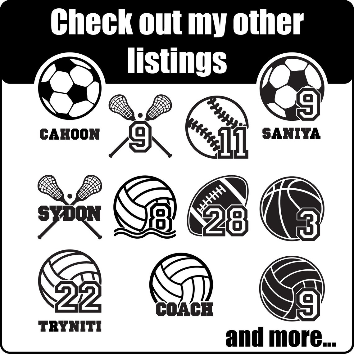 Personalized Lacrosse Vinyl Decal | Waterproof Sticker - Etsy