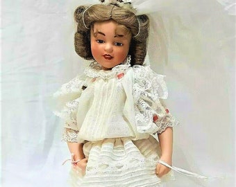PLAYING BRIDE by Maud Humphrey Bogart Doll Hamilton Collection  NRFB