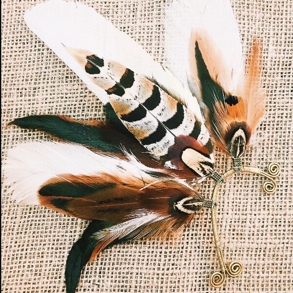 Feather Ear Cuff Etsy