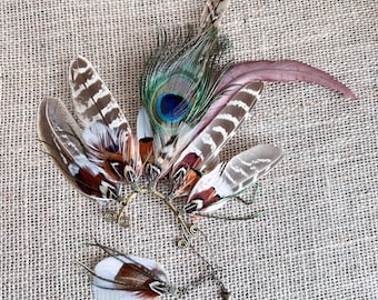 Feather Ear Cuff | Recycled Materials, Dance Accessory