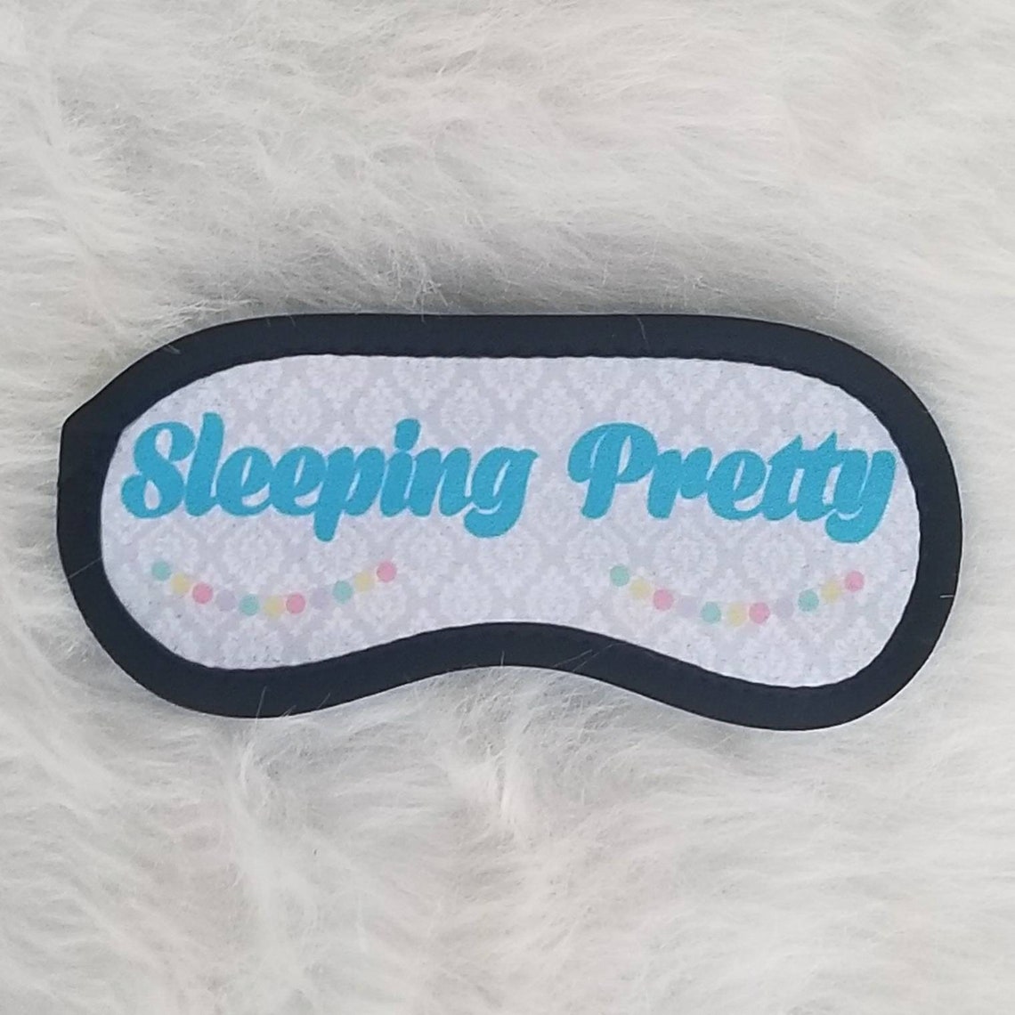 Sleep Mask Eye Mask Blindfold Slumber Party Favor Etsy