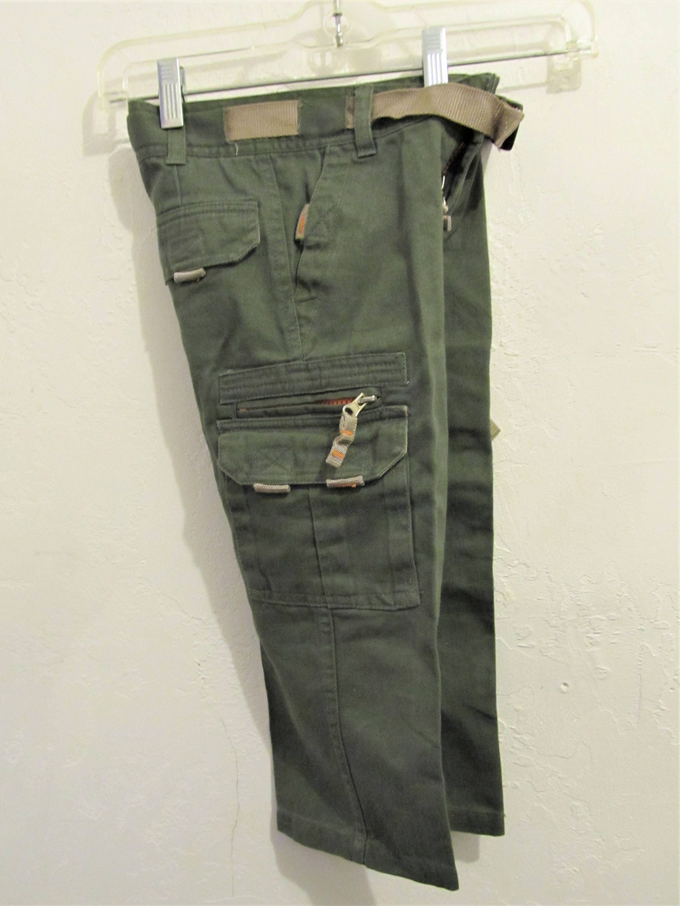 90s cargo pants with tassels
