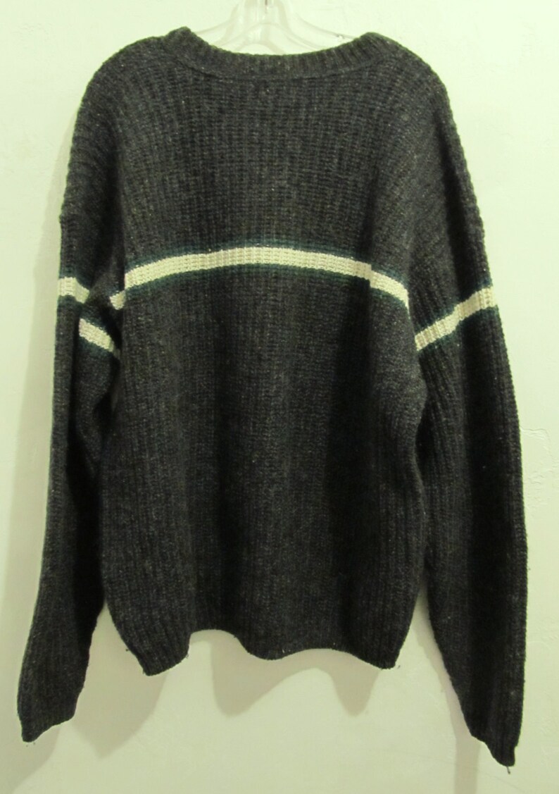 A Men/'s Sporty Vintage 90/'s,BuLKY Hip Hop era WOOL Blend Sweater By EDDIE BAUER.L