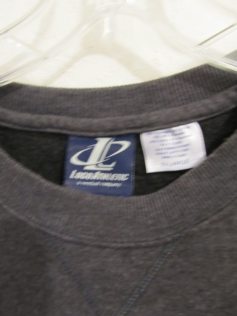 A Mens Vintage 90/'s,Charcoal Colored GRUNGE era Sweatshirt By LOGO Ath of Reebok.XL