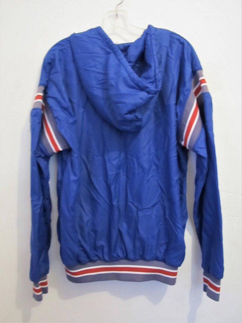 Reduced@@A Men/'s Vintage 90/'s SP0RTY Blue JANESVILLE Craig,Lined Anorak Style Hoodie WINDBREAKER From RUSSELL Athl.L