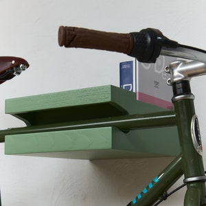 Wooden Bike Rack / Shelf For Bike Storage