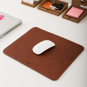 Leder Mauspad / Leder Schreibtischmatte / Leder Accessoires / Computer Matte / Schreibtisch Organizer / Schreibtisch Organizer