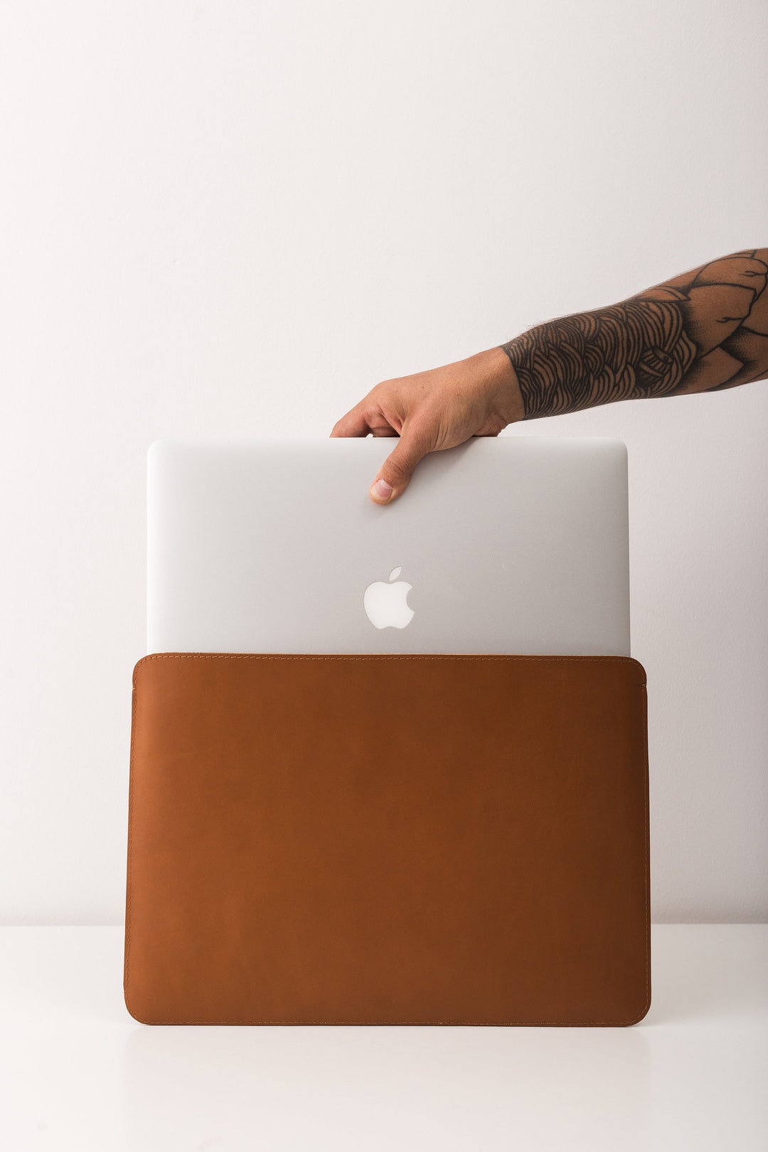 MacBook Pro Leather Sleeve / Laptop Sleeve From Premium Full-grain