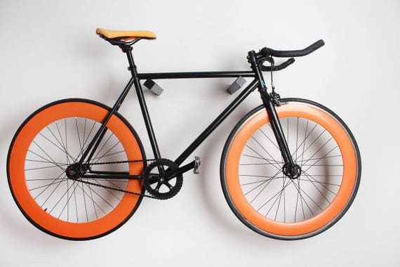 wooden bike holder