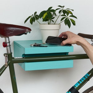 Wooden Bike Wall Mount , Wood Bike Rack Storage