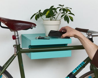 Wooden Bike Wall Mount , Wood Bike Rack Storage