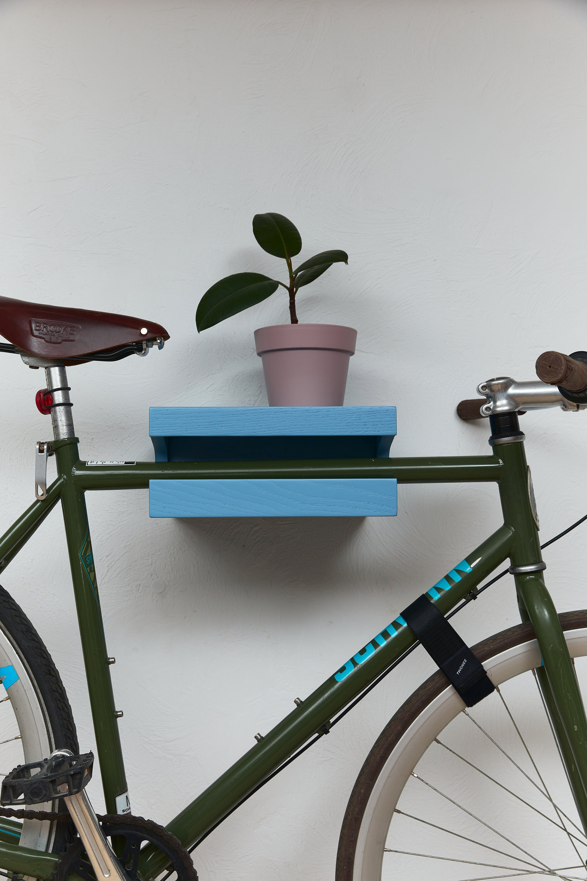 Cb2 wood bike storage hotsell
