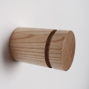 Wandhaken aus Holz 2er Set / Wandhaken / Holzgarderobe / | Etsy