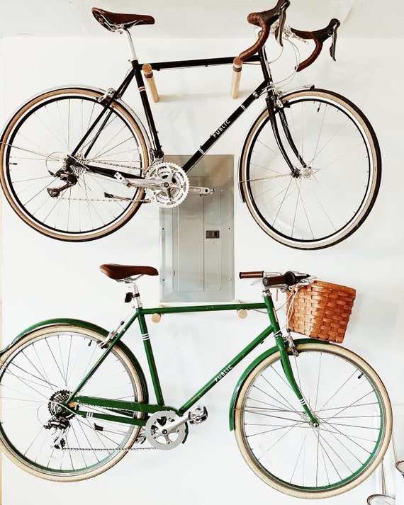 Colgador Bicicleta Madera de Pared, Estante Soporte Bici Colores,  Portabiciletas Contrachapado Abedul DELTA -  México