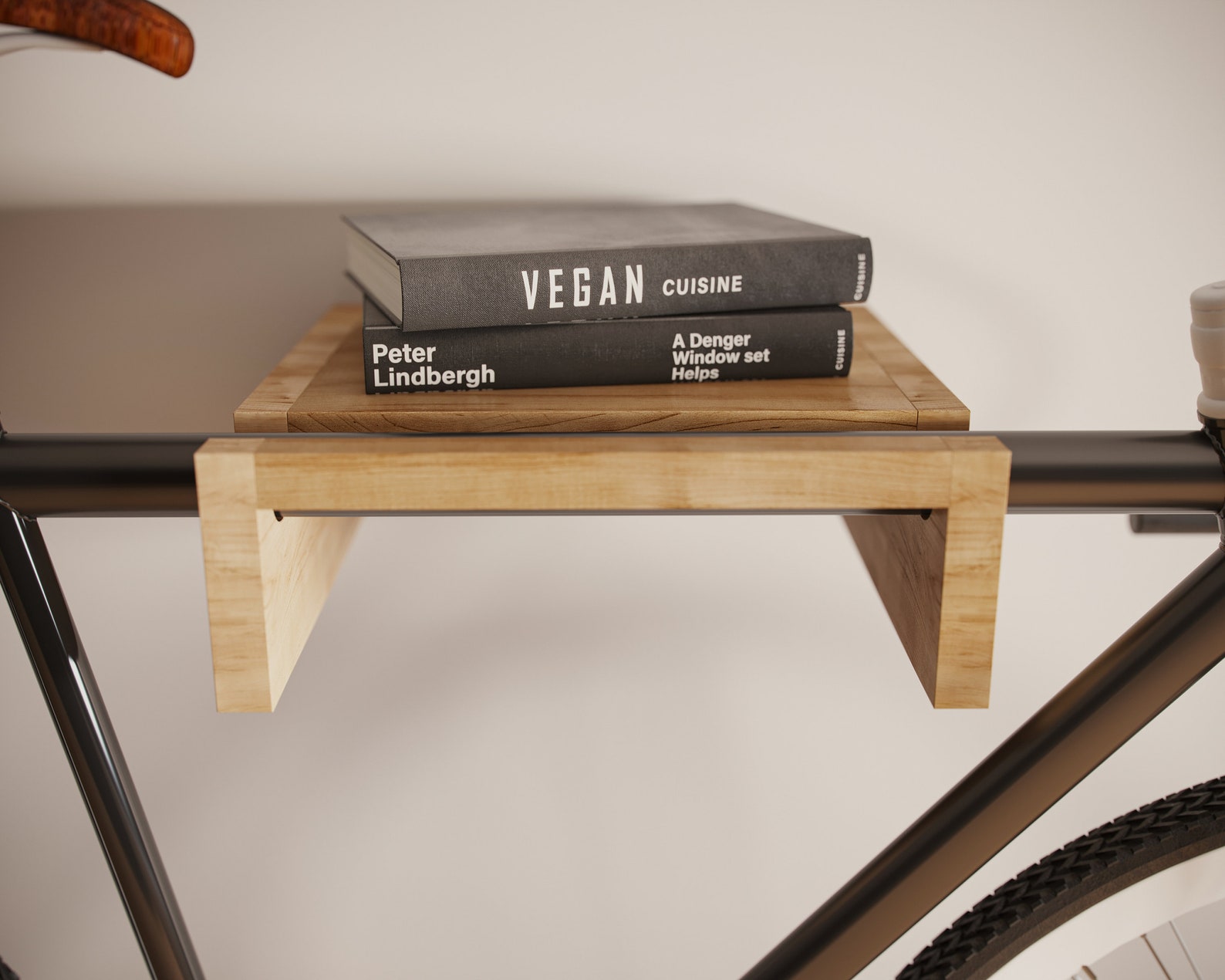 Wooden Bike Wall Mount / Wall Bike Rack / Wood Bike Holder / Etsy