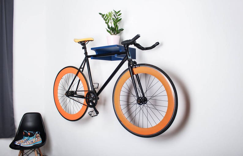 Berlin wooden bike shelf / bicycle holder / bike stand / bike image 0