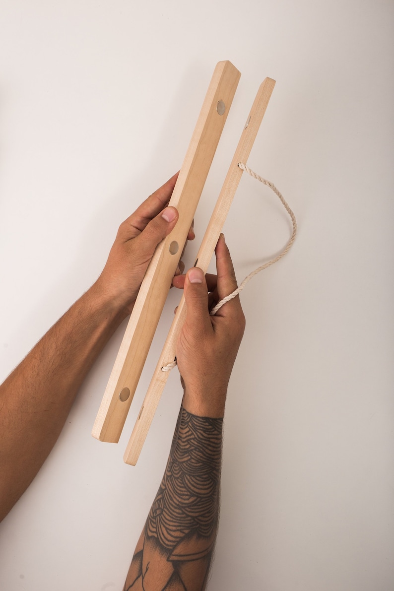 Poster Hanger / Wooden Hanger for Art Poster Etsy