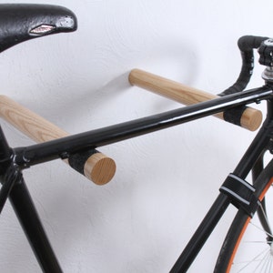 Copenhagen wall mount bike rack / indoor bike storage / wall bike hooks