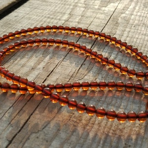 108 bead baltic amber mala size Ø5 colour 5 image 1