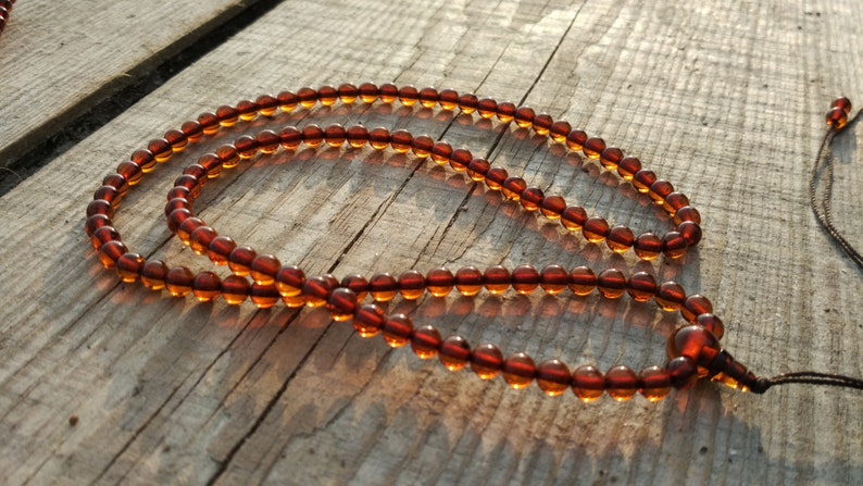 108 bead baltic amber mala size Ø5 colour 5 image 1