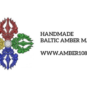 108 bead baltic amber mala size Ø5 colour 5 image 3