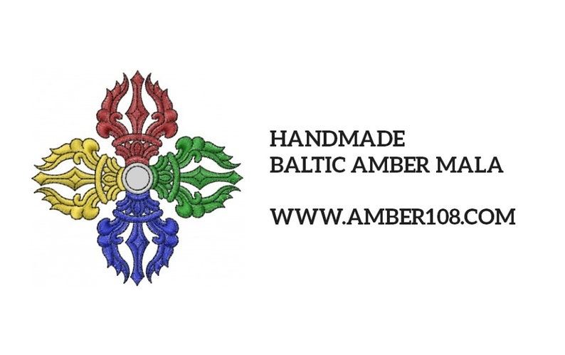 108 bead baltic amber mala size Ø5 colour 5 image 3