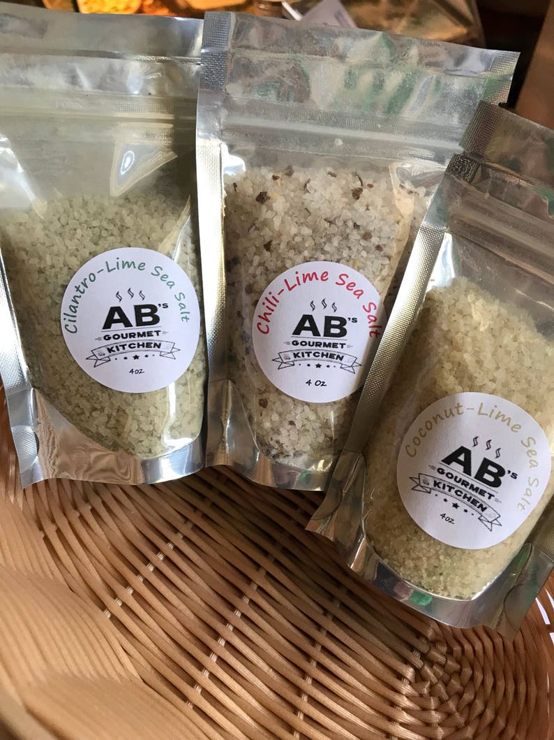 Lime Sea Salt Trio Etsy