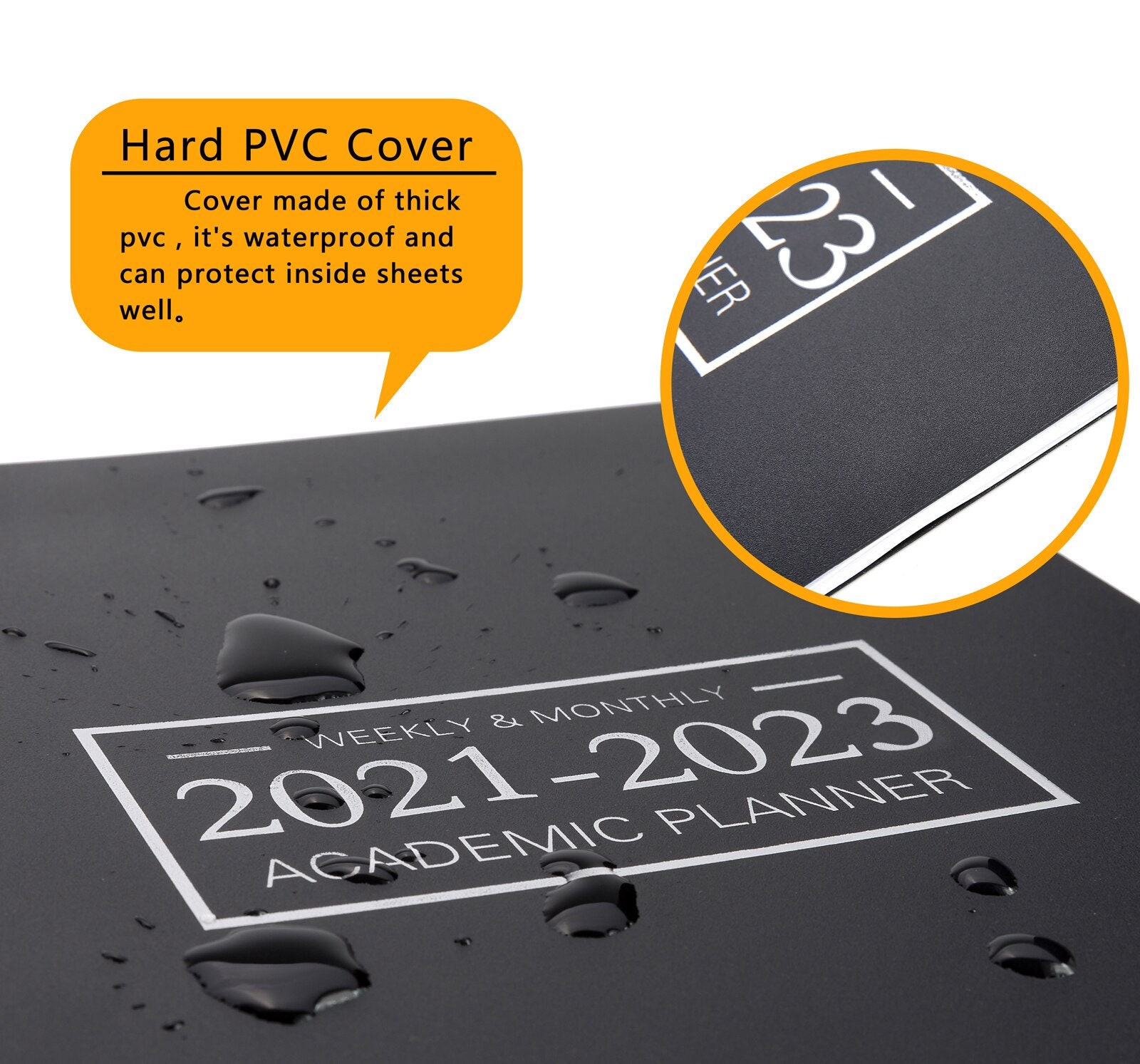 July 2021 To June 2023 Calendar Office Planner July 2021 June 2023 Monthly Calendar Black 9 Etsy