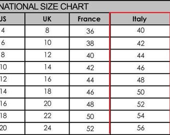 International Size Conversion Chart Men S Clothing