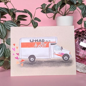 U-Had Me At Hello / Funny Lesbian Love Card