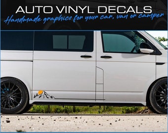 Volkswagen VW T5 T6 Explorer Mountain Stripe Kit Vinilo Gráfico Pegatina Calcomanía