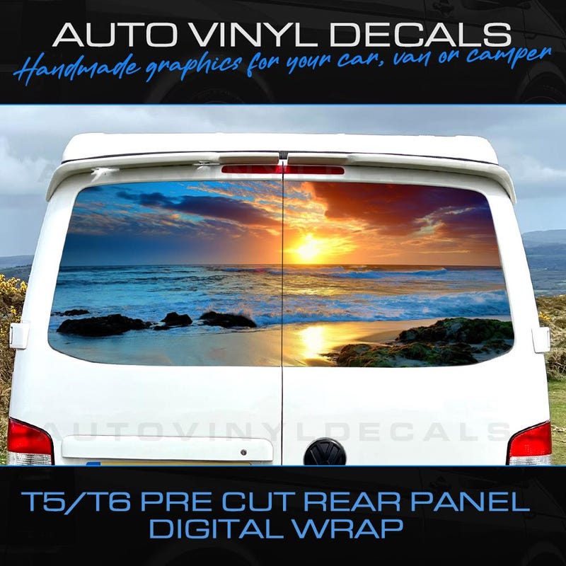 Vw Rear Window Graphics Vw Rear Window Decals - Etsy UK