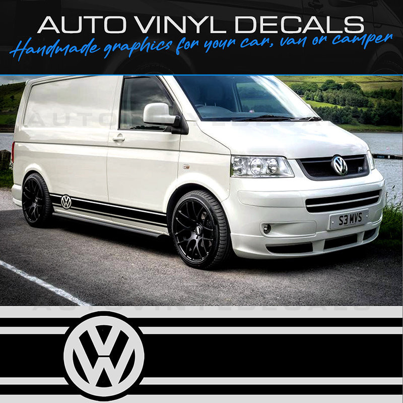 To Fit VW TRANSPORTER T6 GRAPHICS STICKERS STRIPES DECALS DAY VAN - Foto 10