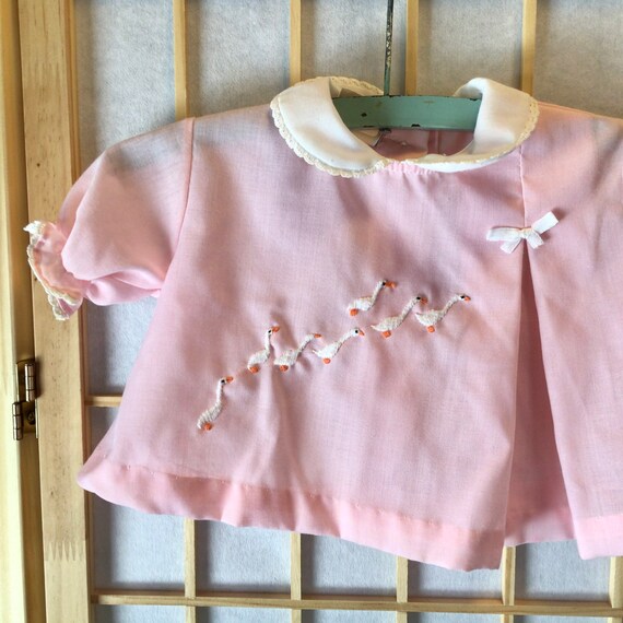 Vintage Baby Dress - Pink Vintage Dress - Vintage… - image 2