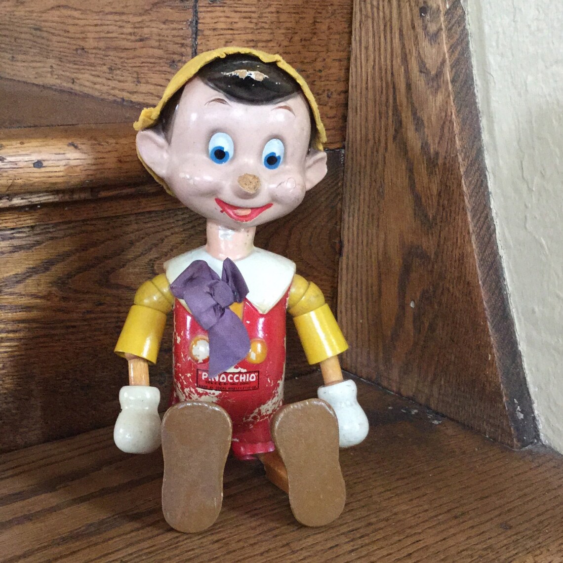 RESERVED 1930s Pinocchio Doll Wooden Pinocchio Walt Disney | Etsy