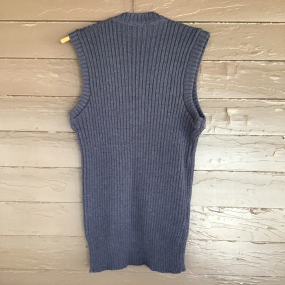 Vintage LL Bean Sweater Vest with Shoulder Patche… - image 6
