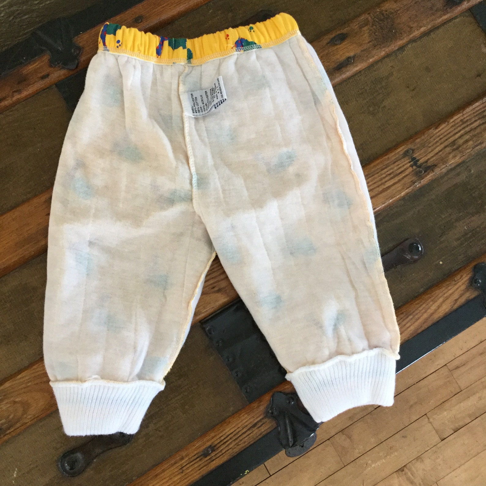 Vintage Quilted Giraffe Pants Yellow Giraffe Pants Giraffe Etsy