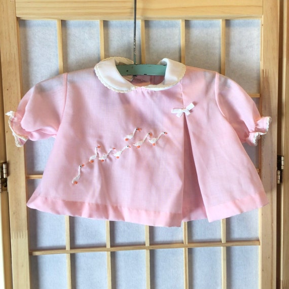 Vintage Baby Dress - Pink Vintage Dress - Vintage… - image 1