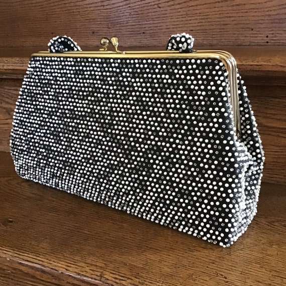 Vintage Lumured Handbag - Vintage Evening Bag - Vi