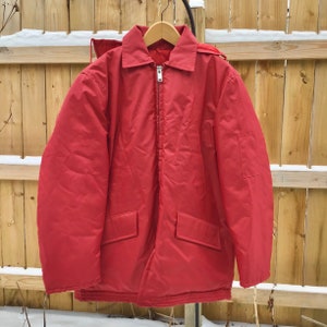 Vintage Golden Fleece Industrial Outerwear - Red Golden Fleece Jacket - Golden Fleece Parka - Uniform Jacket - Yukon Cloth Jacket