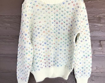 Rainbow Sweater - Etsy