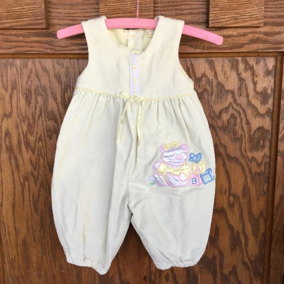 overall baby teddy