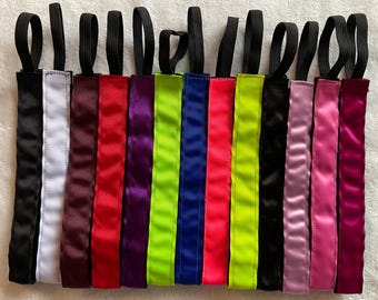 non slip headbands, noslip headbands, nonslip headbands, girls headbands, workout headbands, thin headbands, running headbands, solid colors