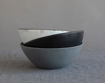 Ceramic Bowl, Handmade Pottery Ramen Bowl, Rustic Dinnerware, Kitchen Decor, Cereal bowl, House Warming Gift