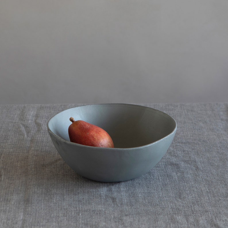 Ceramic Bowl, Handmade Pottery Ramen Bowl, Rustic Dinnerware, Kitchen Decor, Cereal bowl, House Warming Gift image 6