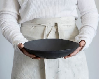 Black ceramic Bowl, Porcelain bowl