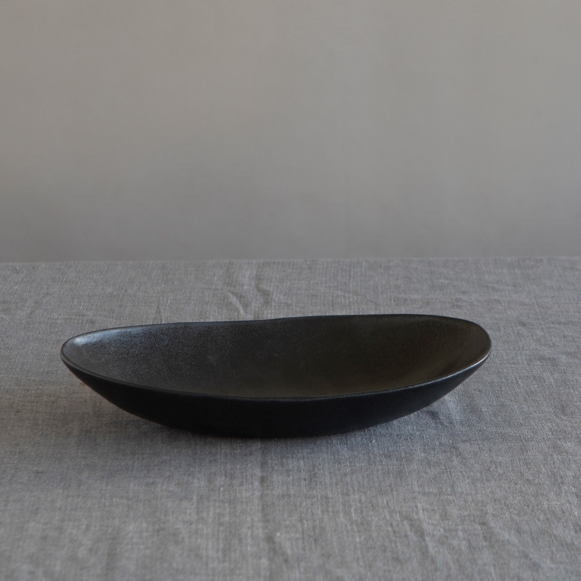 Large Oval Ceramic Serving Bowl Modern Ceramic Bowl Unique Etsy