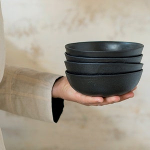 Black Ceramic Bowl, Small ceramic bowl